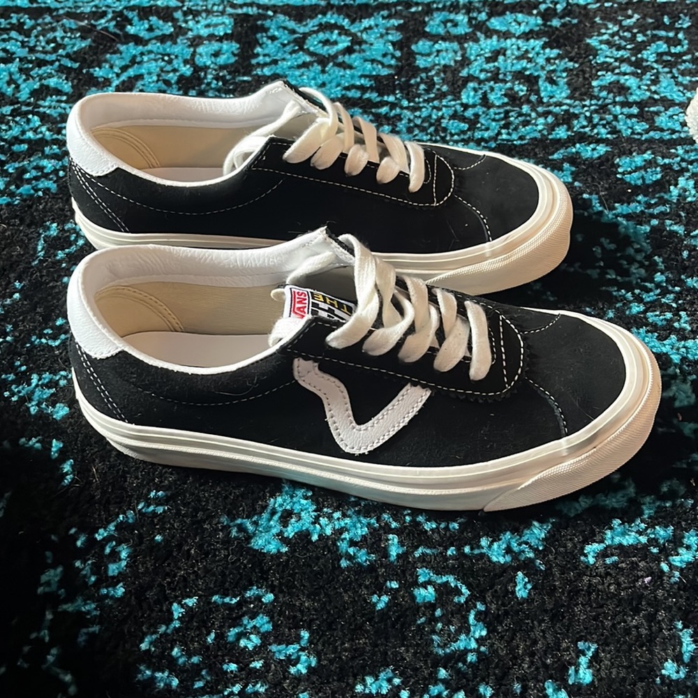 Vans Off The Wall style 73 black sneakers. -woman’s size 8 -men’s size 6.5